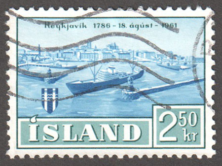 Iceland Scott 338 Used - Click Image to Close